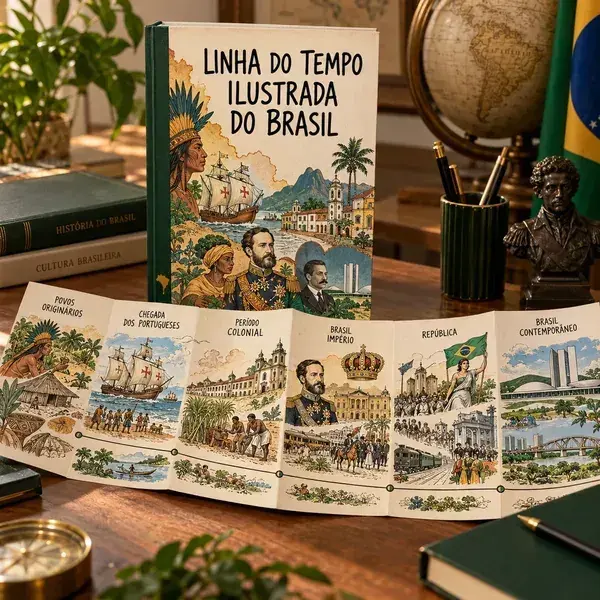 Linha do Tempo Ilustrada do Brasil