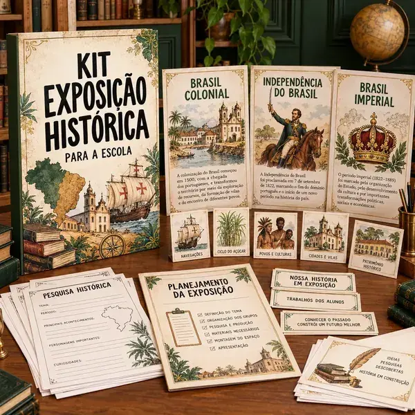 Kit Exposição Histórica para a Escola
